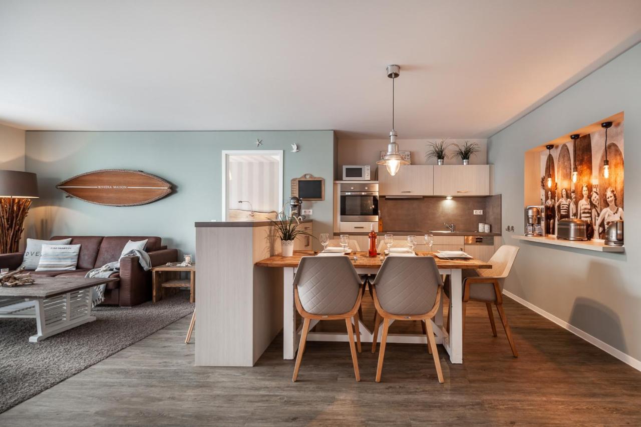 Apartmenthaus Hafenspitze Ap 5 - "Am Yachthafen 5" - Blickrichtung Offenes Meerstrandpromenade Eckernforde Bagian luar foto
